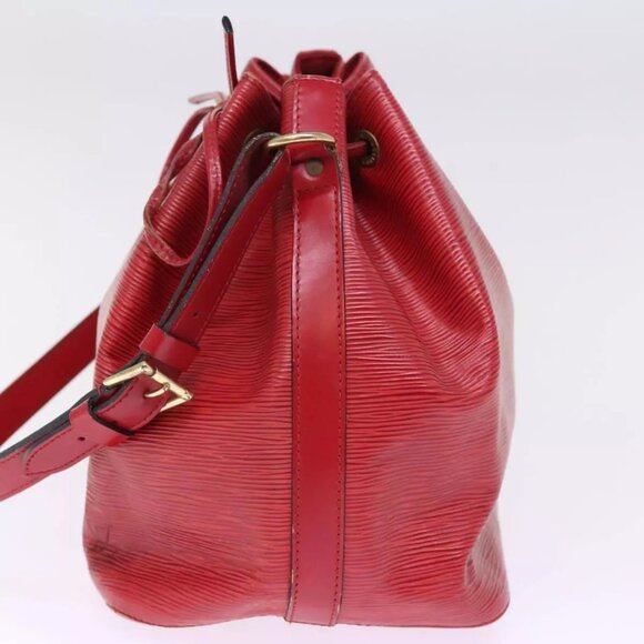 LOUIS VUITTON Epi Petit Noe Shoulder Bag Red - Picture 11 of 15